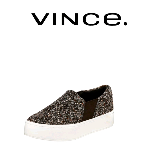Vince Shoes - Warren Tweed Platform Skate Sneaker